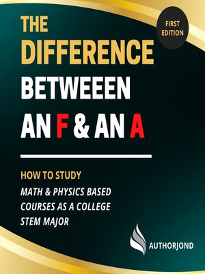 cover image of The Difference Between an F and an A